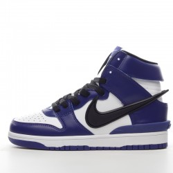 Nike Dunk High  AMBUSH CU7544-400 Blue White Nike Dunk Rep